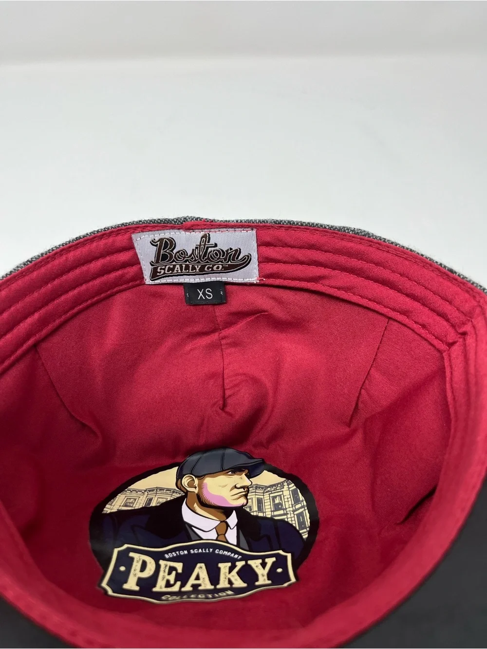 Boston Scally Peaky Collection Gray Newsboy Flat Cap Ivy Hat XS Like New